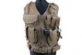 Tactical Vest c/coldre - TAN